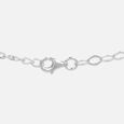 Glimmer Halo Single Silver Anklet,,hi-res view 3