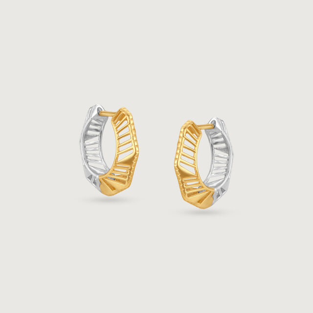 Versatile Radiant Gold Hoop Earrings,,hi-res image number null
