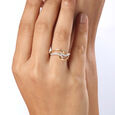Sassy Swirl Diamond Ring,,hi-res view 2
