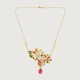 Vibrant Blossom Diamond Necklace,,hi-res view 4