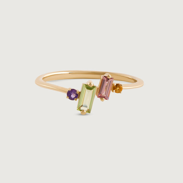 Blush Shine Tourmaline & Gold Finger Ring,,hi-res image number null