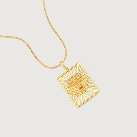 Sacred Radiant Gold Pendant