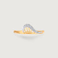 Gentle Arc Diamond Ring,,hi-res view 4