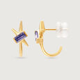 Twinkling Tranquillity Lolite 14KT Stud Earrings,,hi-res view 4