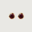 Crimson Aura Garnet Earrings,,hi-res view 3