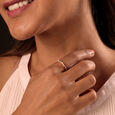 Elegance Twine 14KT Gold & Diamond Ring,,hi-res view 2