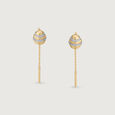 Hive Whisper Diamond Sui Dhaga Earrings,,hi-res view 5