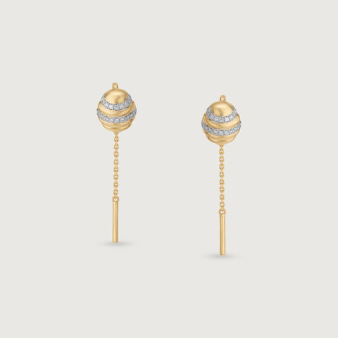 Hive Whisper Diamond Sui Dhaga Earrings