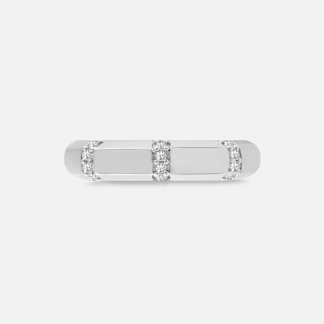 Subtle Shine Silver Finger Ring,,hi-res image number null