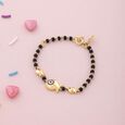 Evil Eye Splash Gold Bracelet,,hi-res view 1