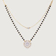 Eternal Sunflower Gold and Diamond Mangalsutra,,hi-res view 2