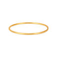 22KT Yellow Gold Gleaming Slender Bangles,,hi-res view 4