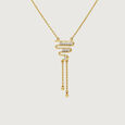 Fluid Rhythm Diamond Necklace,,hi-res view 3