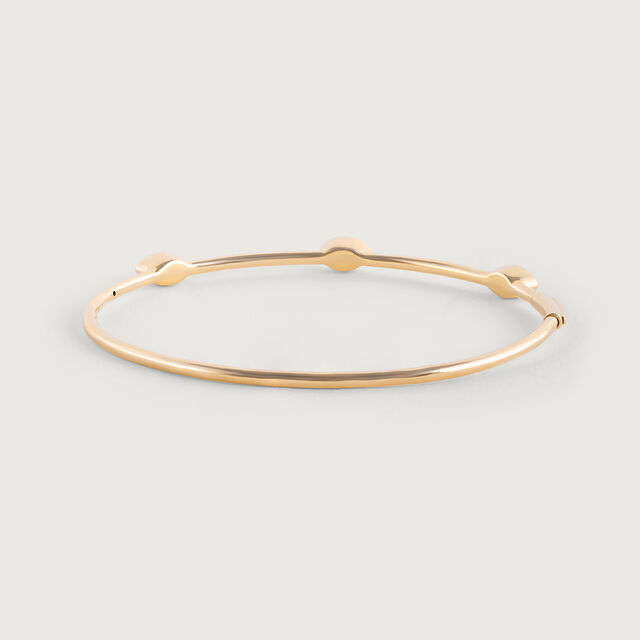 Cosmic Elegance Evil Eye Gold Bangle,,hi-res image number null