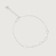 Radiant Bezel Silver Bracelet,,hi-res view 4