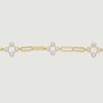 Sleek Geometric Diamond Bracelet,,hi-res view 4