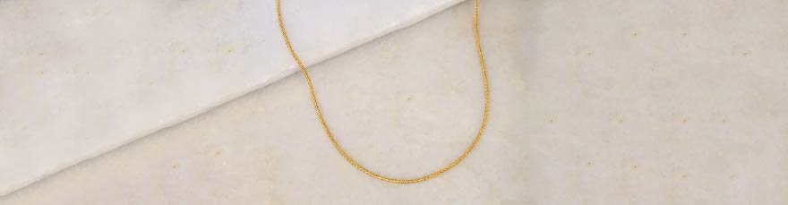 Spiral Rope 22KT Gold Chain