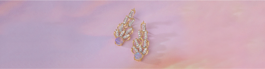 Sunflare Cascade Diamond Drop Earrings