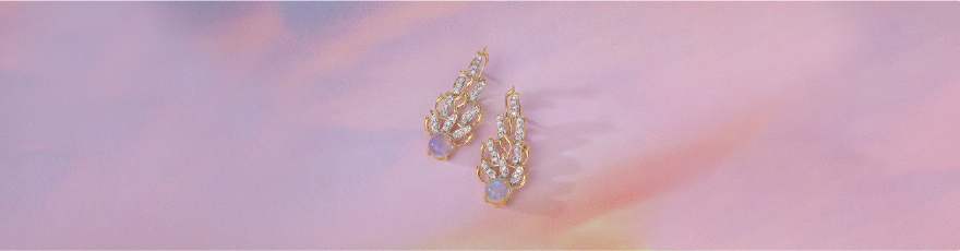 Sunflare Cascade Diamond Drop Earrings