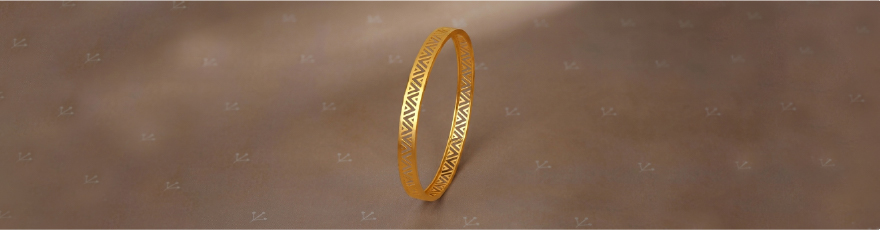 Saura Artistry 22KT Gold Bangle