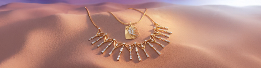 Layered necklaces
