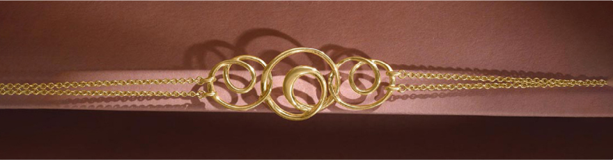Twisty Chic Gold Bracelet