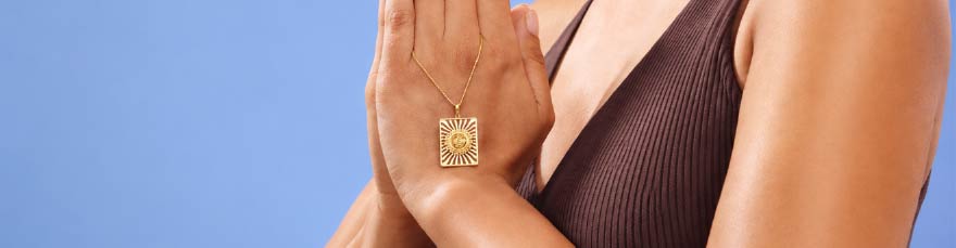 Sacred Radiant Gold Pendant