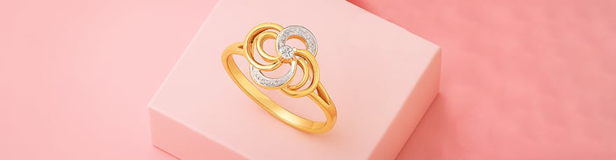Swirl Pop Diamond Ring