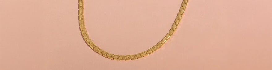 Edgy Link Gold Chain