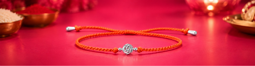 Eternal Knot Silver Rakhi article-main-img