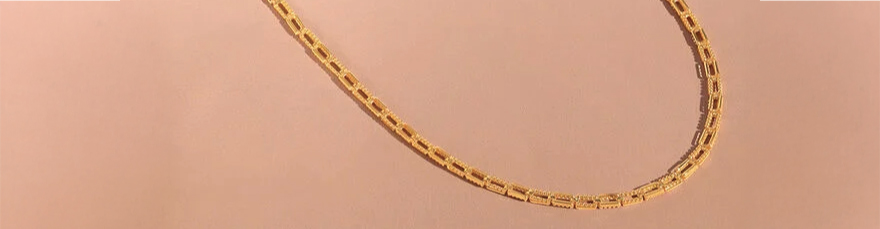 Classic Paperclip Gold Chain