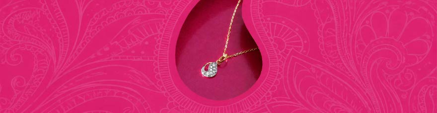 Paisley Aura Diamond Pendant