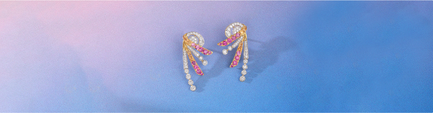 Radiant Aurora Diamond Drop Earrings