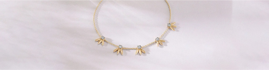 Playful Sparkle Leaf Diamond Bracelet
