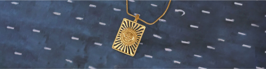 Sacred Radiant Gold Pendant