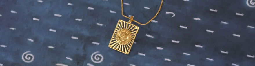 Sacred Radiant Gold Pendant