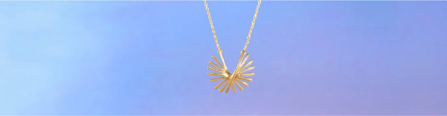 Modern Radiance Gold Necklace