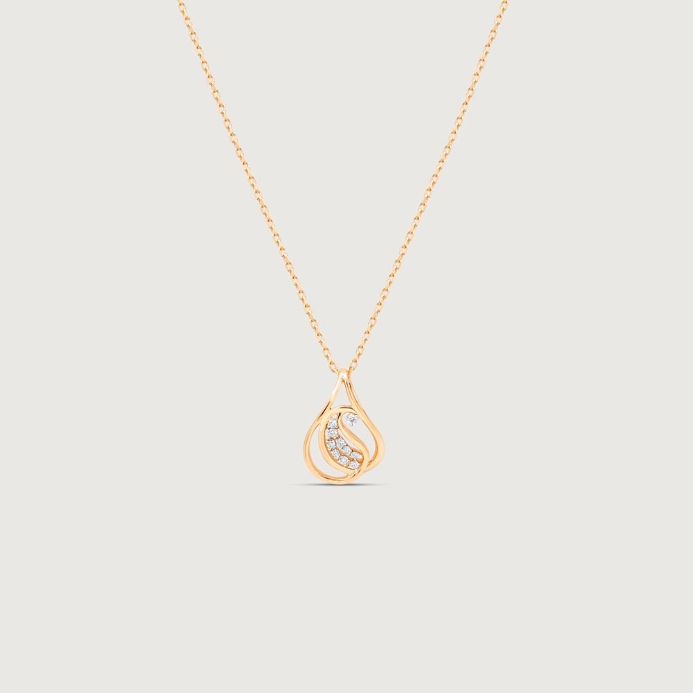 Glow Paisley Diamond Pendant,,hi-res thumbnail 3