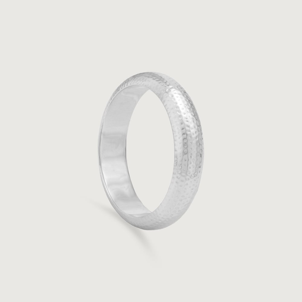 Subtle Grain Silver Ring,,hi-res thumbnail 3