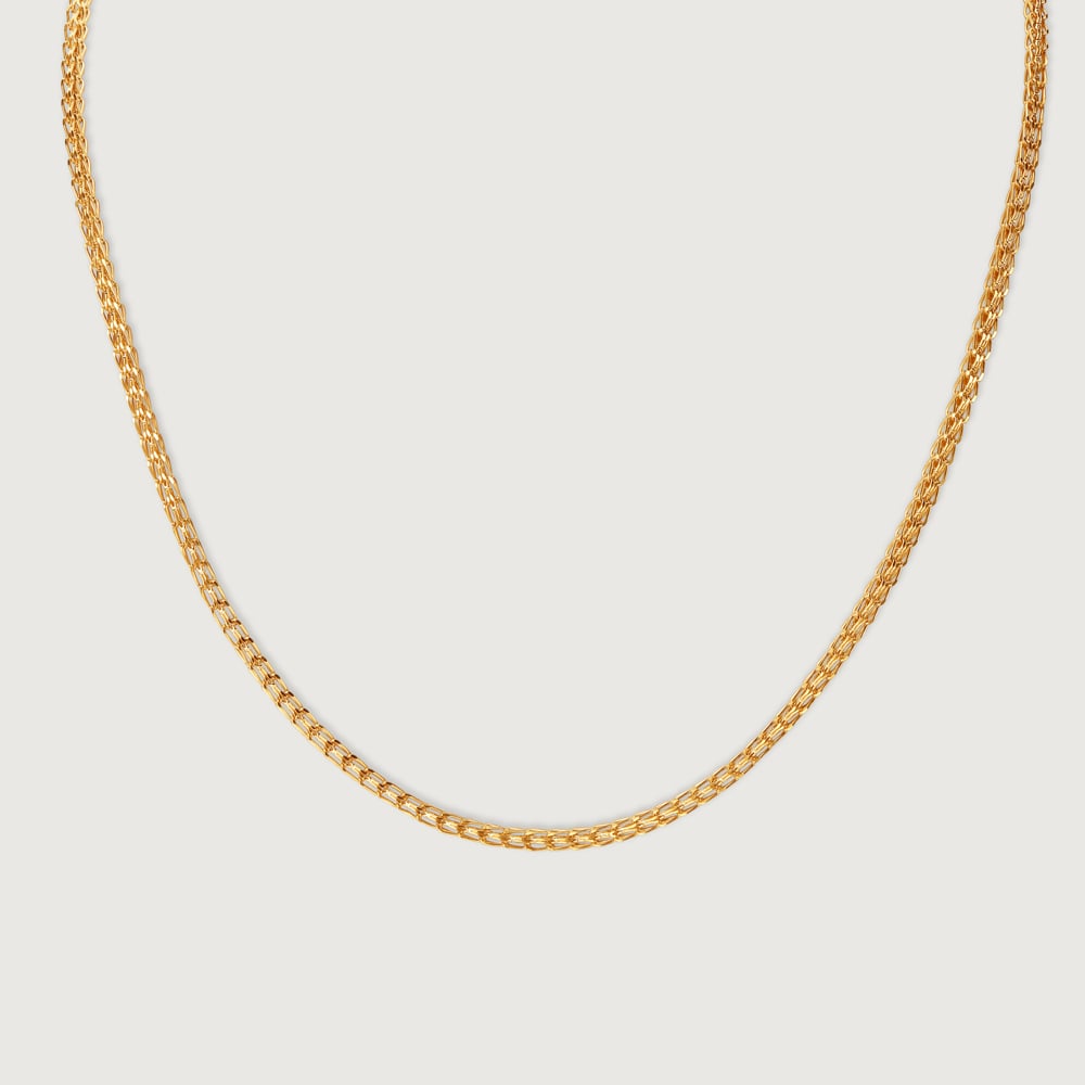 Dazzling Dangler 22 Kt Gold Chain,,hi-res thumbnail 3