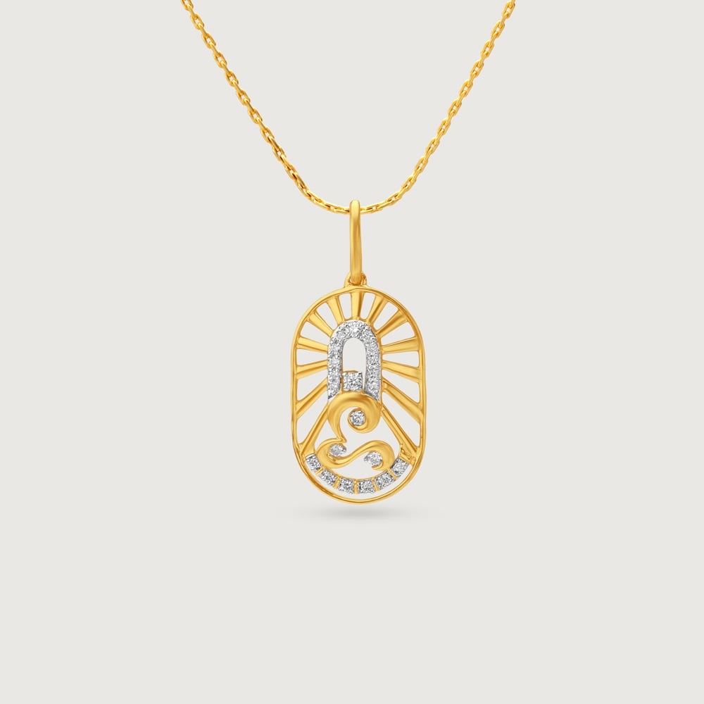 Sacred Sohum Diamond Pendant,,hi-res thumbnail 3