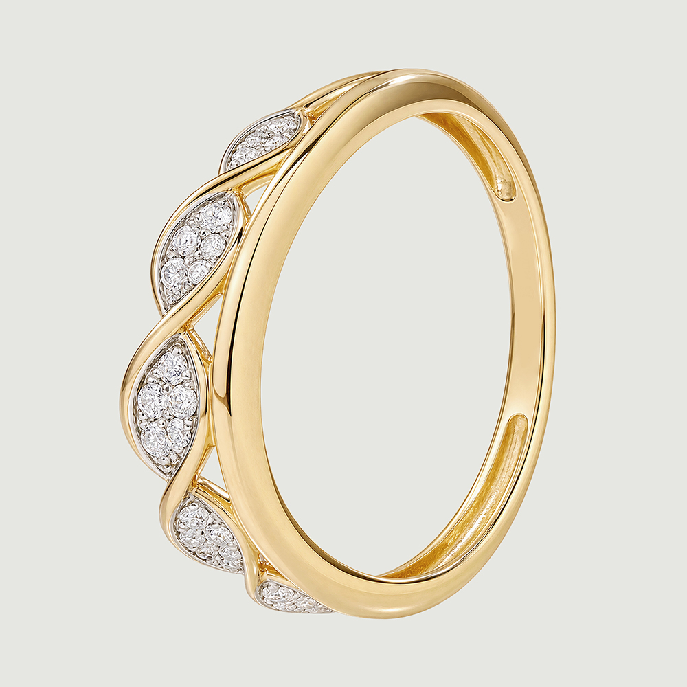 Fluid Interwoven Diamond Ring,,hi-res thumbnail 4