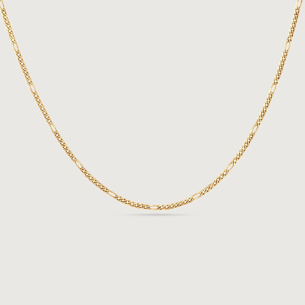 Classic Figaro Link Gold Chain,,hi-res thumbnail 3