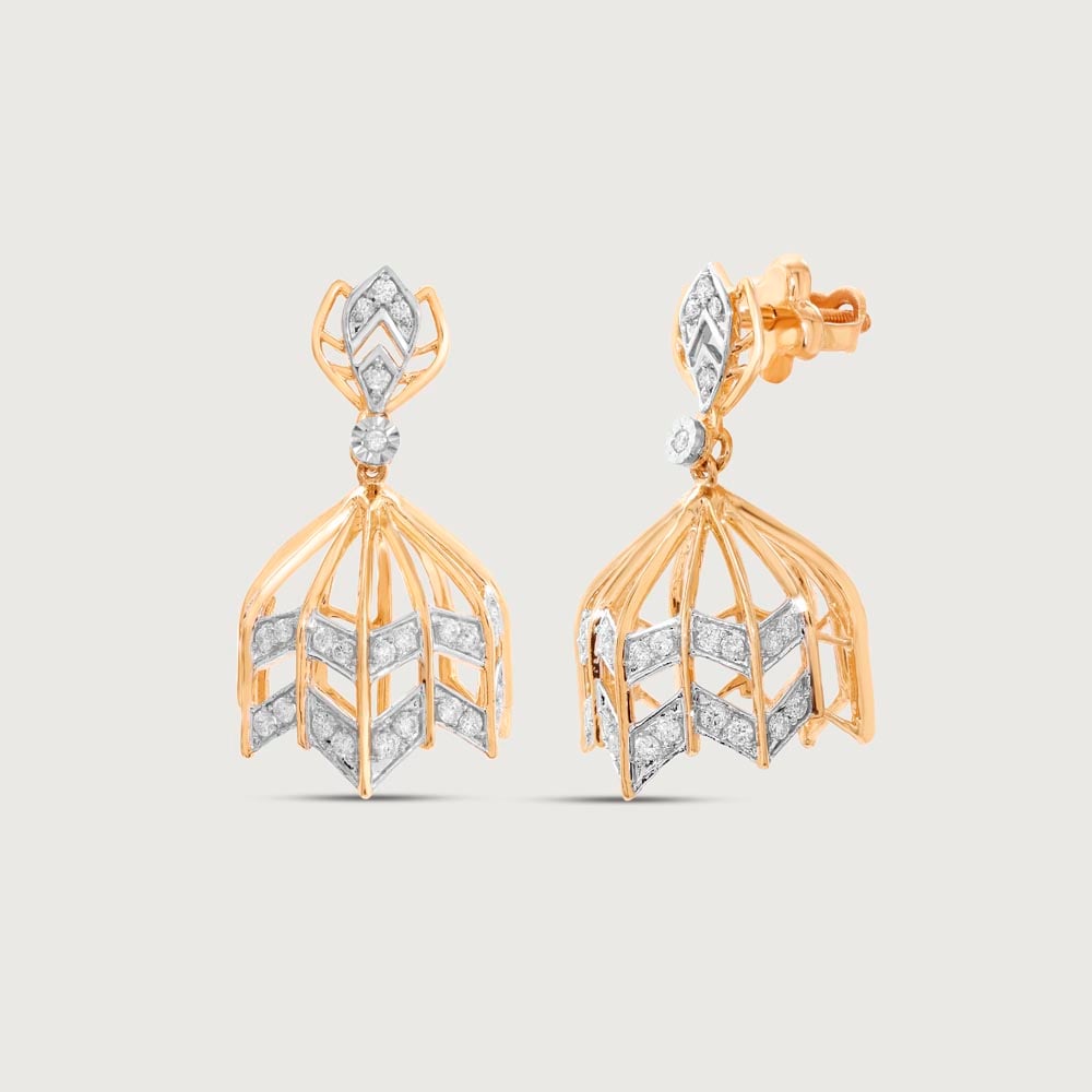 Chic Aura Diamond Jhumka,,hi-res thumbnail 4