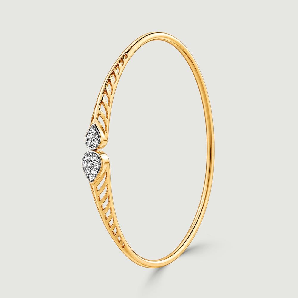 Elegant Diya Diamond Bangle,,hi-res thumbnail 4