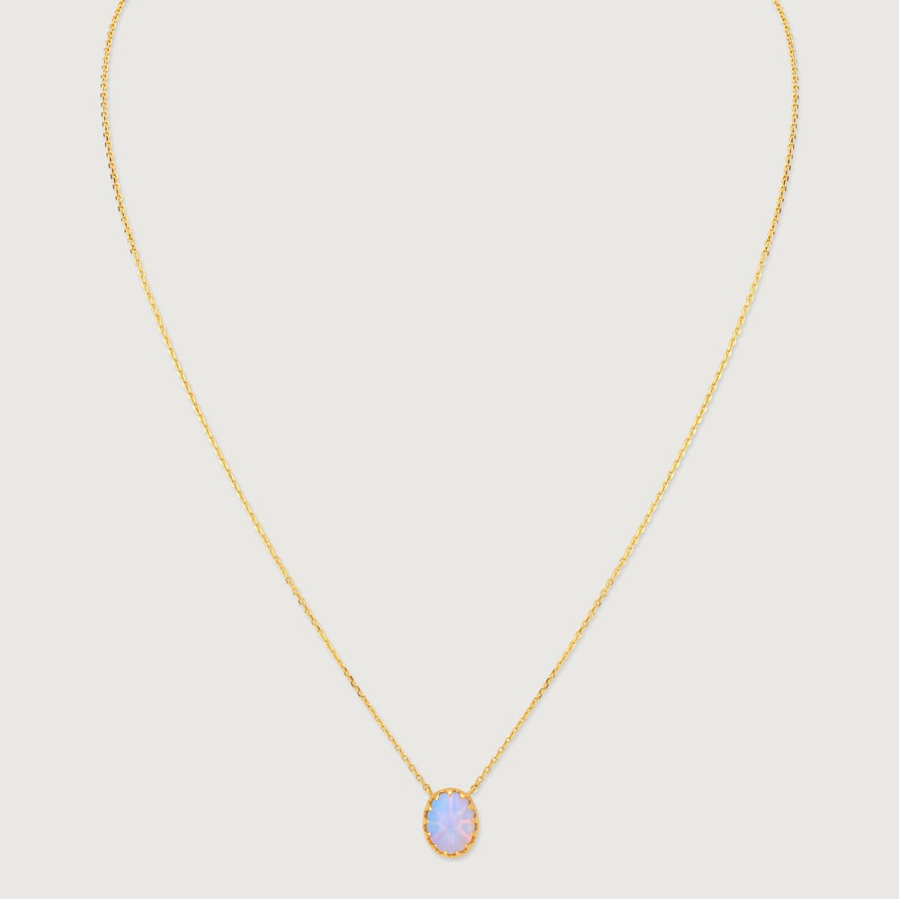 Luminous Opal Gold Necklace,,hi-res thumbnail 4