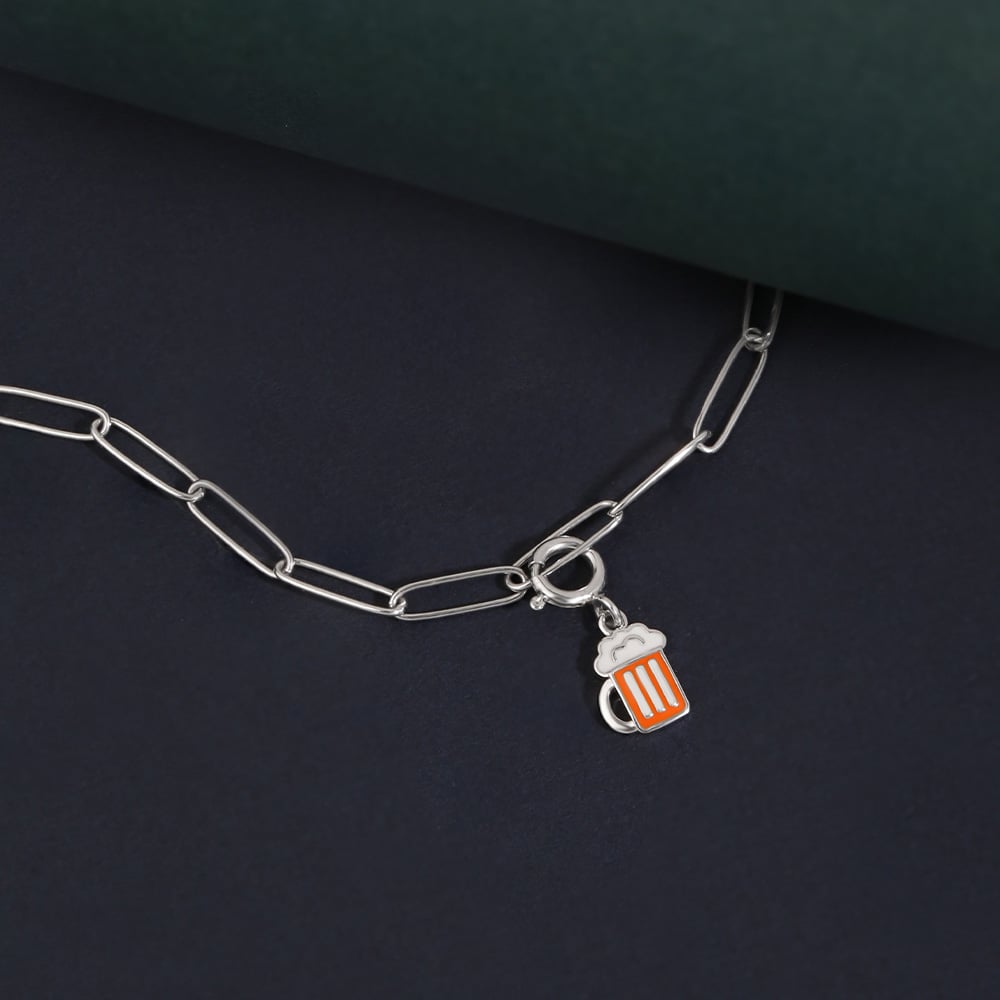 Cheer Mug Silver Charm