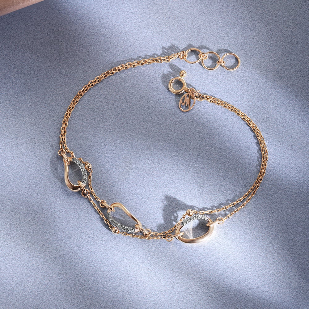Whimsical Glimmer Diamond Bracelet