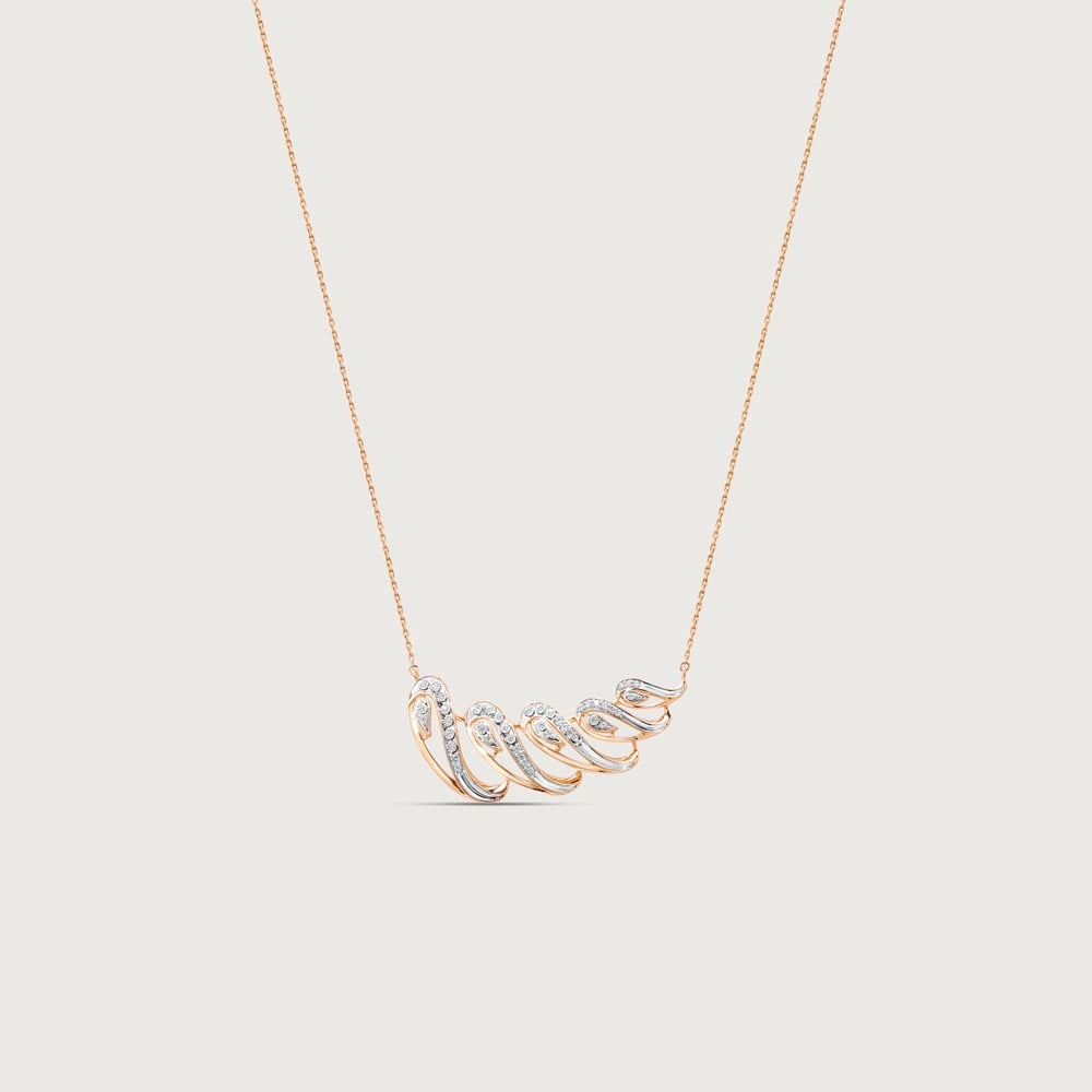 Paisley Twist Diamond Necklace,,hi-res thumbnail 3