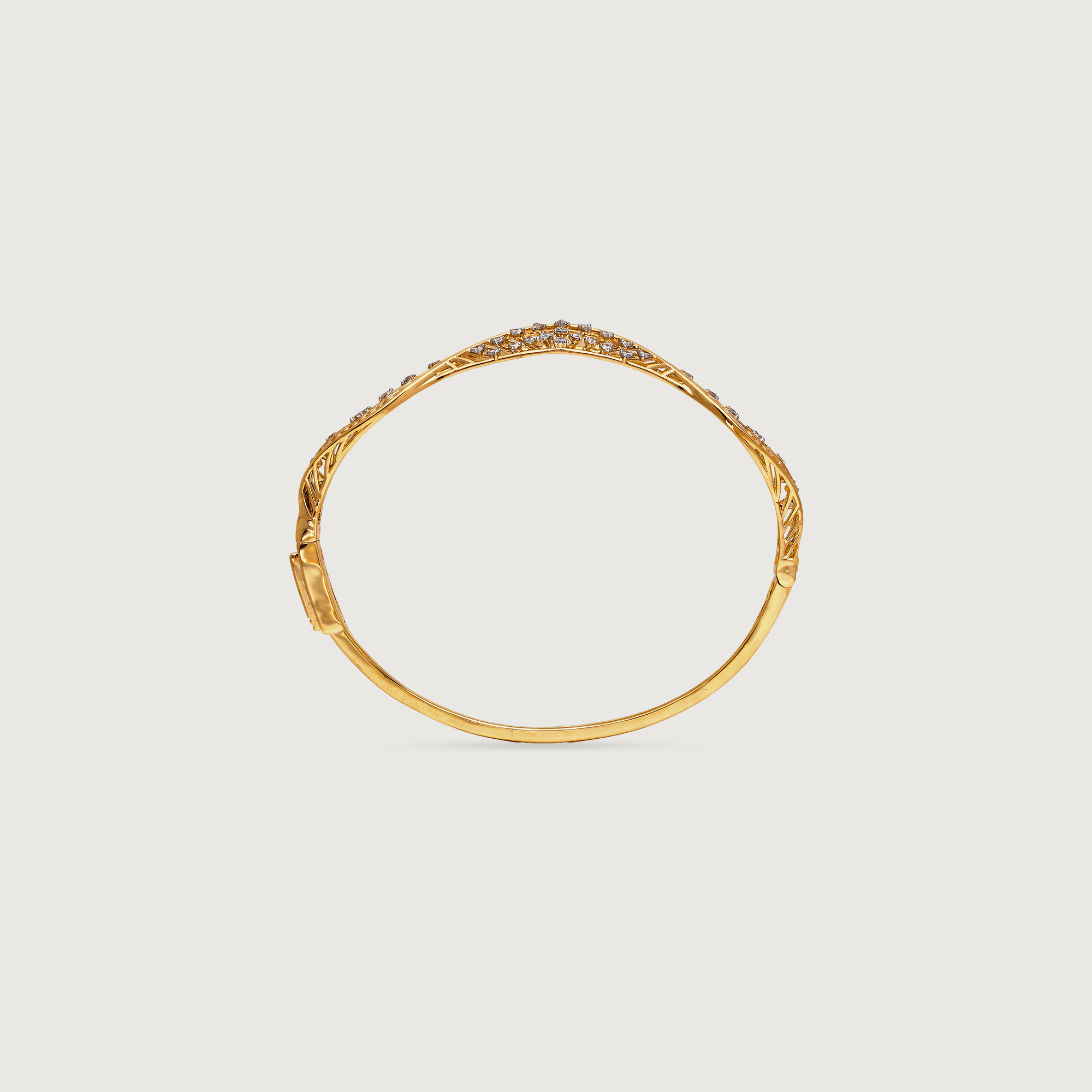 Woven Rhythm Diamond Bangle,,hi-res thumbnail 5